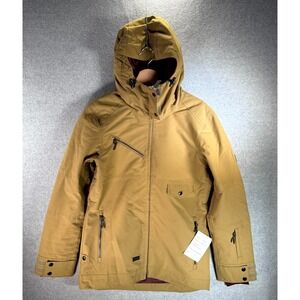 Ride Snowboards Cherry Snow Jacket Womens‎ Medium Moss Oxford Insulated Hooded